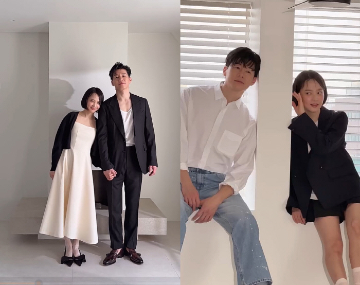 윤승아♥김무열, '손 꼭 잡고+백허그' 결혼 10년차에도 신혼 "너무 행…