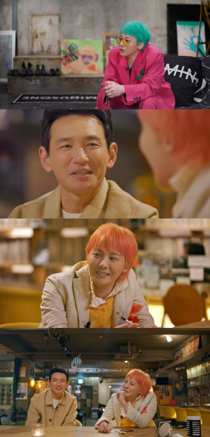 지드래곤X황정민, 알고보니 절친이었다 "신곡도 먼저 들려줘" ('굿데이'…
