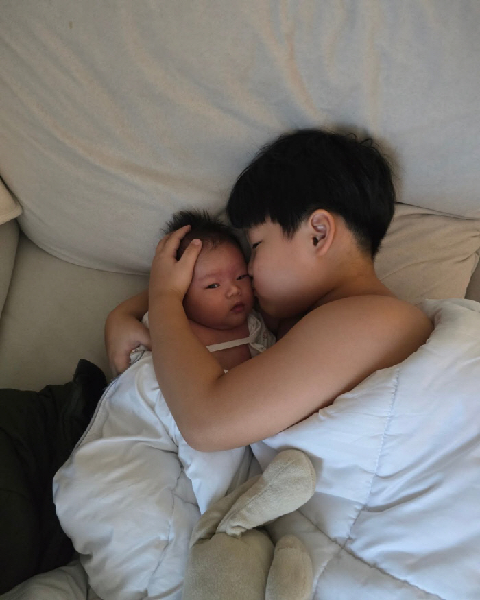 '오형제맘' 정주리, 육아 메이트 덕에 여섯째 생길라..."도원이가 피곤…