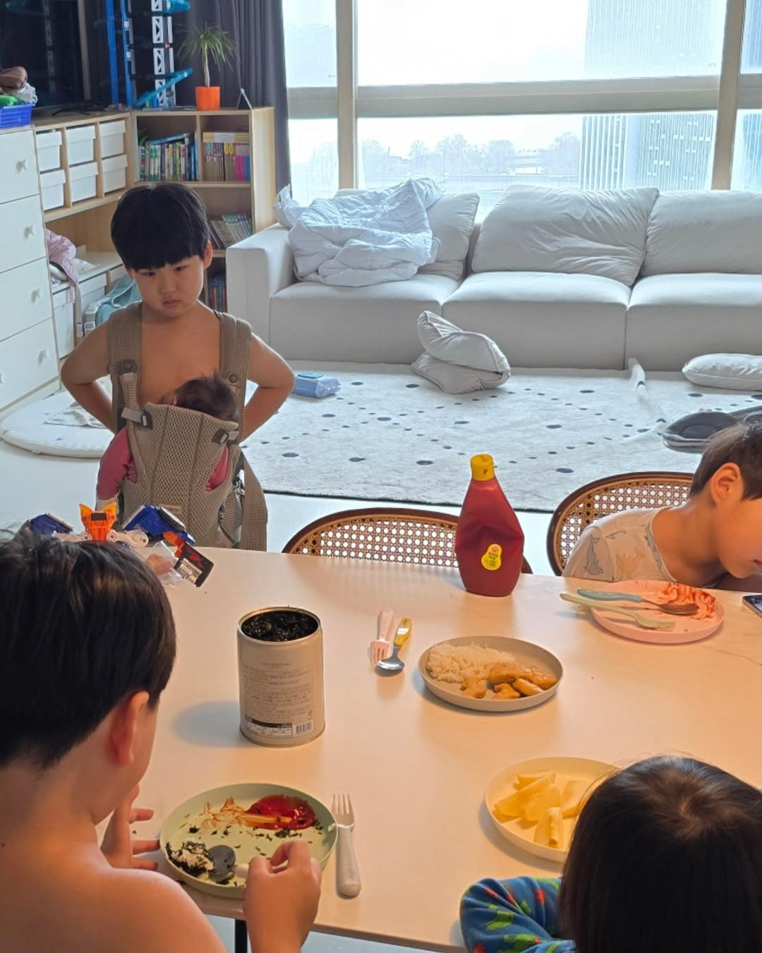 '오형제맘' 정주리, 육아 메이트 덕에 여섯째 생길라..."도원이가 피곤…
