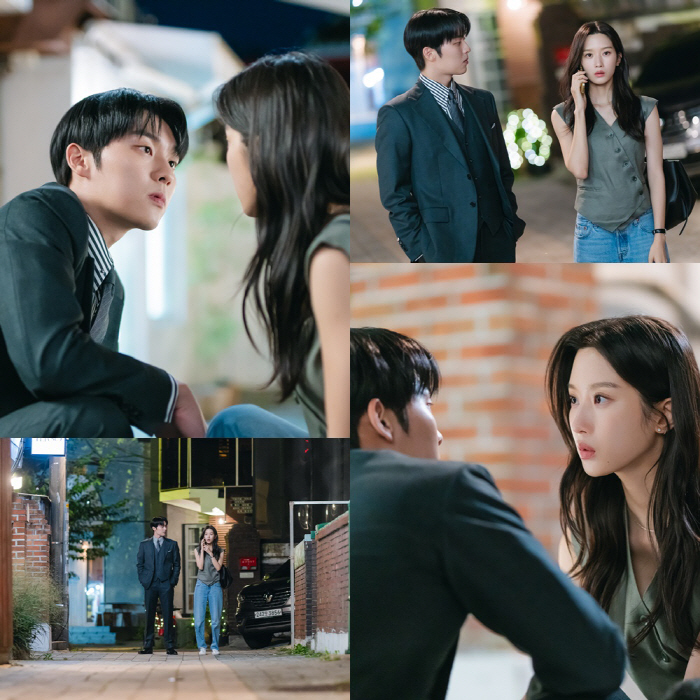 문가영♥최현욱, 뽀뽀 사진 유출되더니 길거리 눈맞춤..'그놈의 흑염룡' 관계 변화?