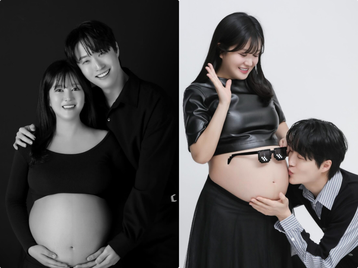 ‘이용식 딸’ 이수민♥원혁, 출산 임박 만삭화보 "팔복아 곧 만나"