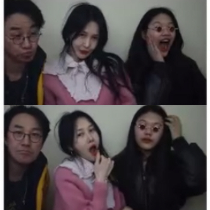엄태웅, ♥윤혜진+딸 지온과 화목 네컷..입술 죽 내밀고 애교 폭발