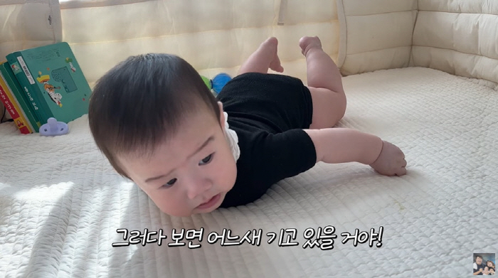 '이은형♥' 강재준, 200일 子 육아 중 어깨 작살 어쩌나...子와 비…