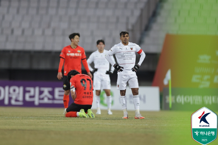 일러도 너무 이른 '시즌 1호 버막', 포항이라 더 충격적…메시지는 확실…