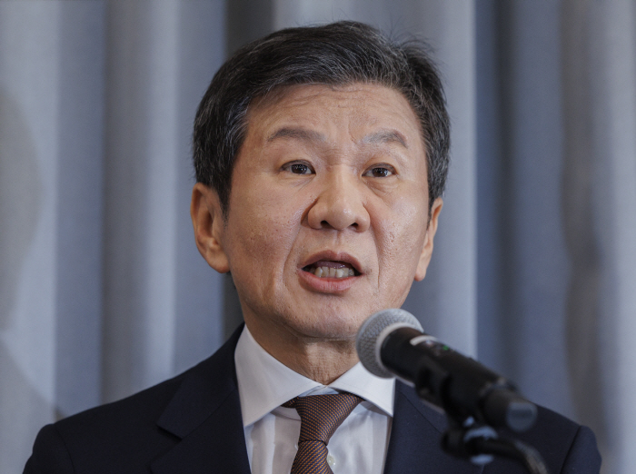4연임 노리는 '기호 1번' 정몽규 후보 "결자해지의 굳은 각오로 한국축…