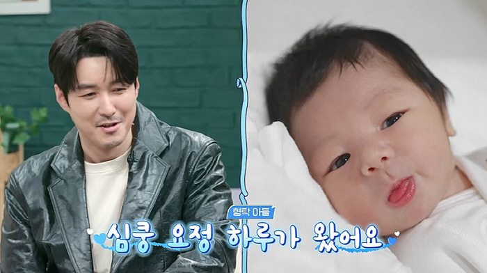 "BTS 정국 닮았다"…심형탁♥사야子 하루 꽃미모 "신생아인데 머리숱 풍…