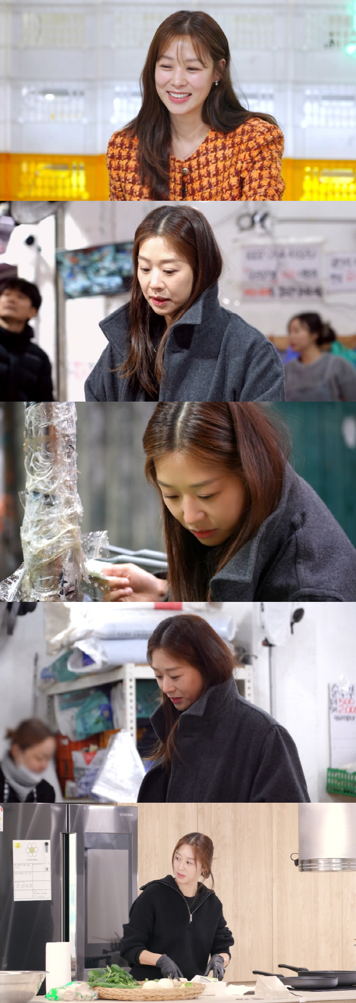 '강경준 불륜 용서' 장신영, 가장의 무게인가…채소 장보기 단돈 1만원이…