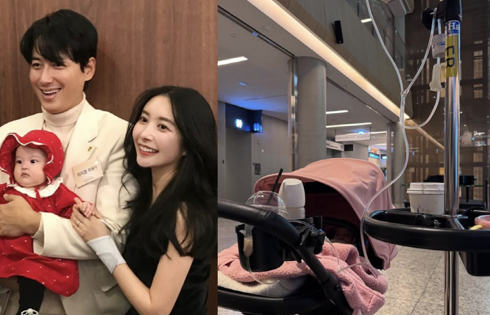 이지훈♥아야네 딸, 원인 불명..결국 대학병원으로 "좋아지길 기다려야"