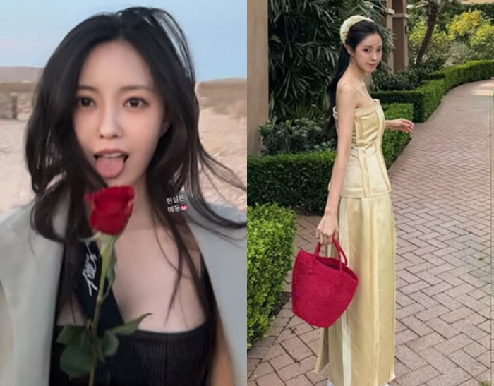 티아라 효민, ♥금융맨과 신혼여행 미리 떠났나..약지에 반지 포착