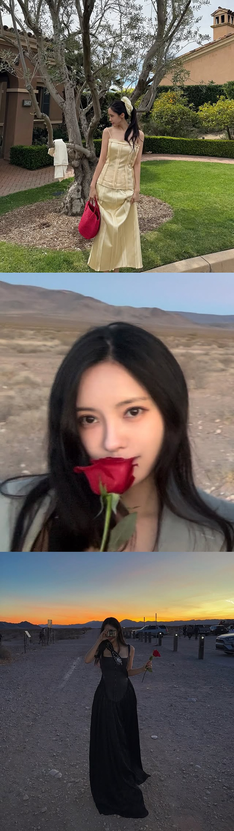 티아라 효민, ♥금융맨과 신혼여행 미리 떠났나..약지에 반지 포착