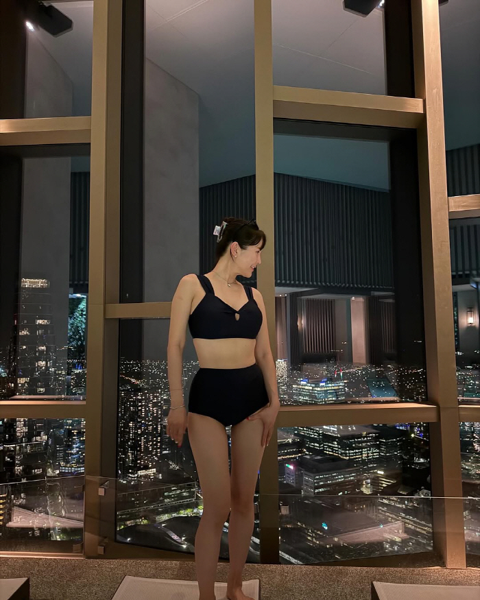 장영란, 몸매 이 정도였나...무보정 비키니 자태 '비율까지 완벽'