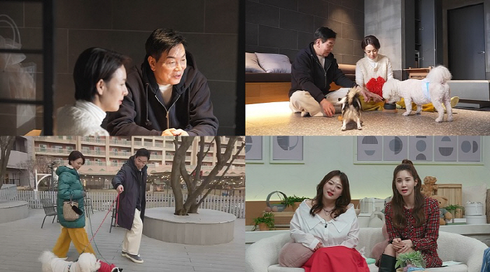 김일우에 뽀뽀하는 ♥박선영 반려견..이승철 “열애 딱 걸렸어!” (신랑수…