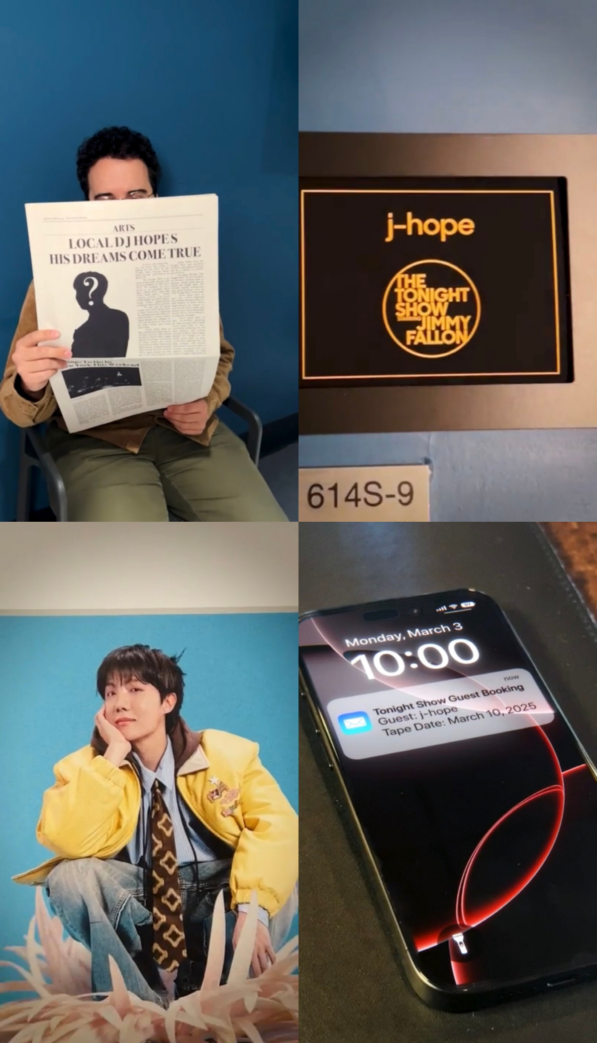 [공식]BTS 제이홉, 11일 美 '지미 팰런쇼' 출연…신곡 무대도 공개