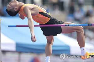 우상혁, 난징 세계실내육상선수권 앞두고 대구서 전지훈련