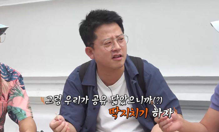 김준호, ♥김지민과 결혼 앞두고 '무리수' 던졌다 "뱀의 해니까 목에 뱀…