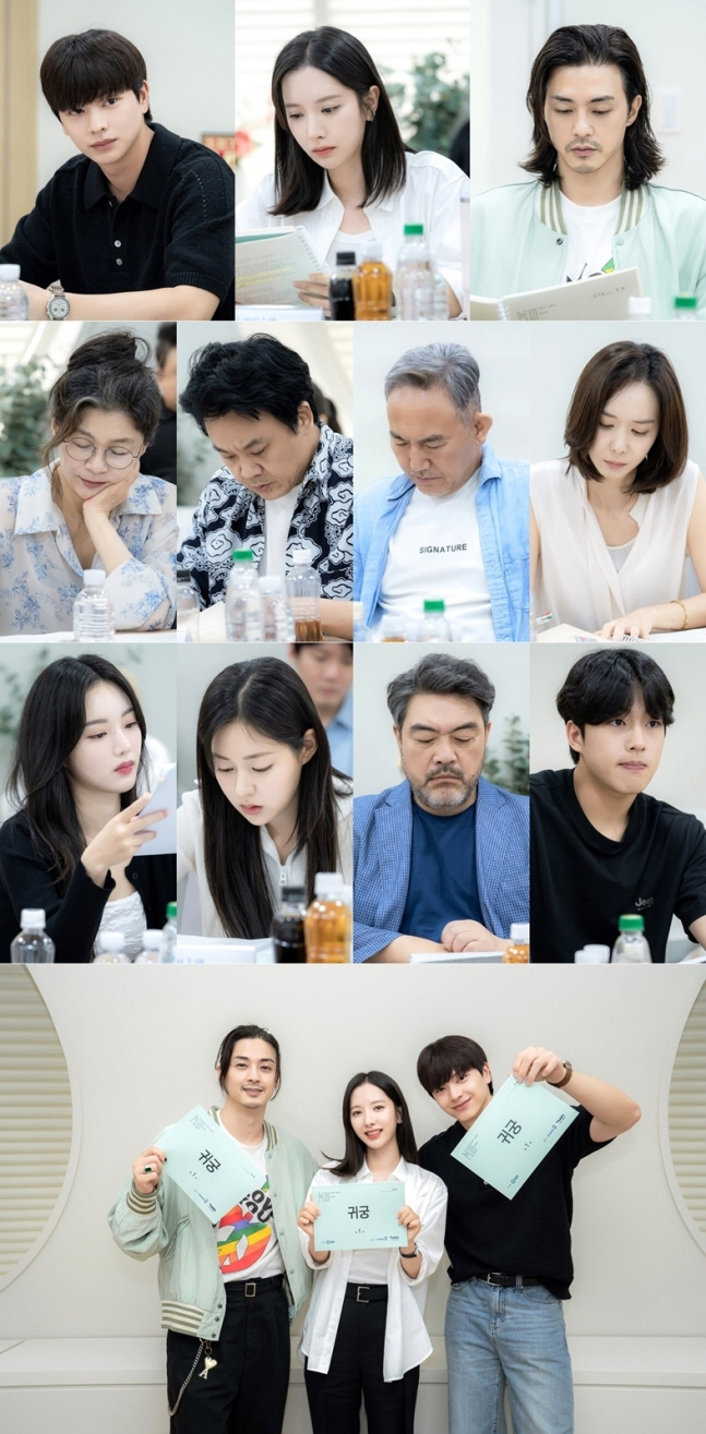 [공식] 육성재 첫 사극 도전! ‘귀궁’서 1인 2역 변신…대본리딩 현장…
