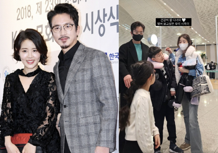정준호♥이하정, '태극마크 단' 11살 천재子 미국보냈다 "벌써 보고싶어…