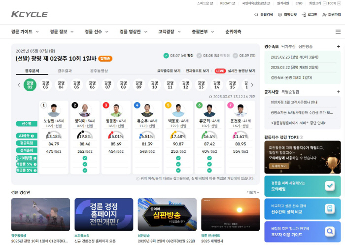 [경정]경륜-경정 홈페이지 전면 재구축, 인공지능 기반 서비스 강화
