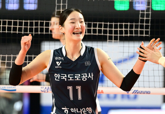 "김다은X김세빈 성장 만족…멘털 강화 필요해" 악몽의 전반기→후반기 5연승, 도로공사가 꾸는 꿈 [김천포커스]