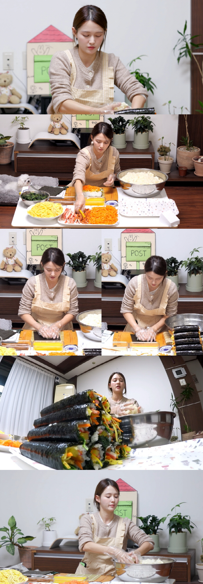 '13남매' 남보라, 김밥 800줄 싸는 '김밥 달인'…'K장녀의 위엄'(편스토랑)