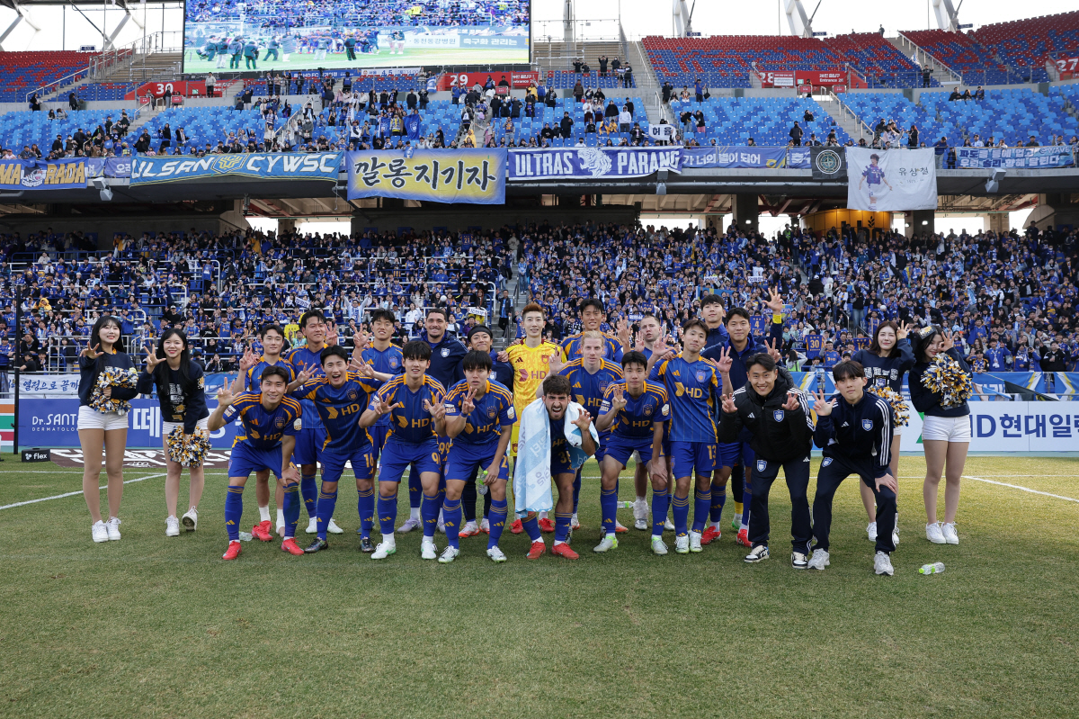 "4경기 단 1실점→'마스크' 조현우 복귀" 울산, 수원FC 상대 4연승…