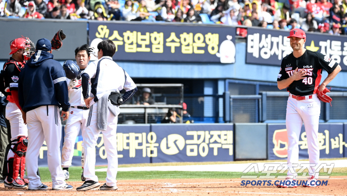 KIA 원투펀치에 '152억 귀하신 몸' 깨질 뻔 → 어제는 사구 오늘은…