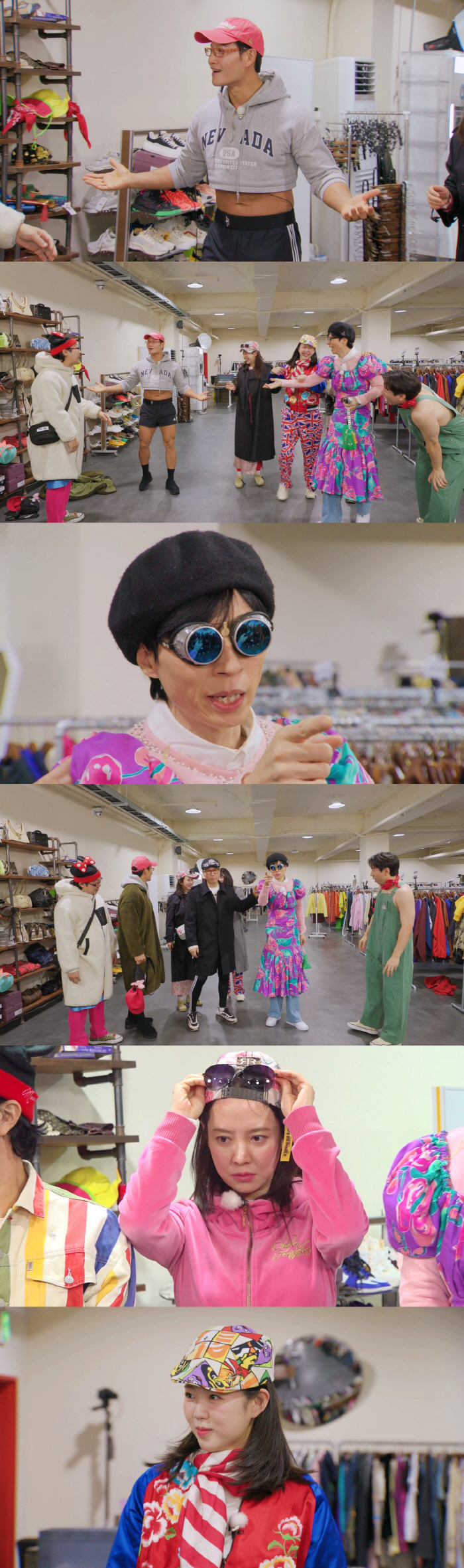 "지디 잡으러 간다"...유재석, 치마+바지 결합한 '젠더리스룩' 스타일…