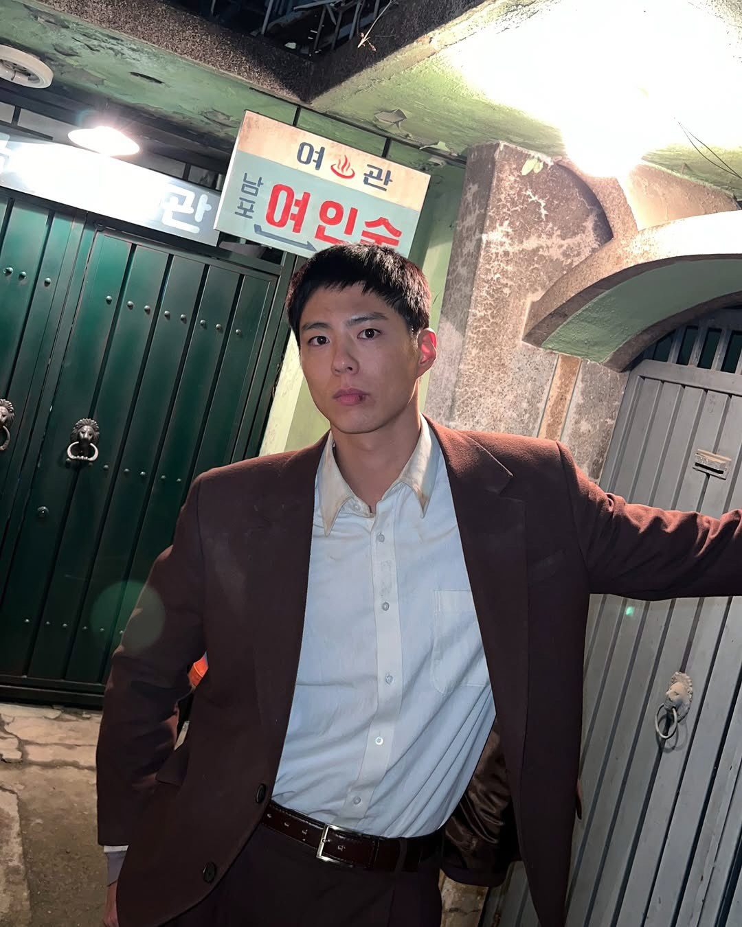 박보검 ♥아이유와 첫 키스하던 날..'폭싹' 비하인드샷 공개 [종합]