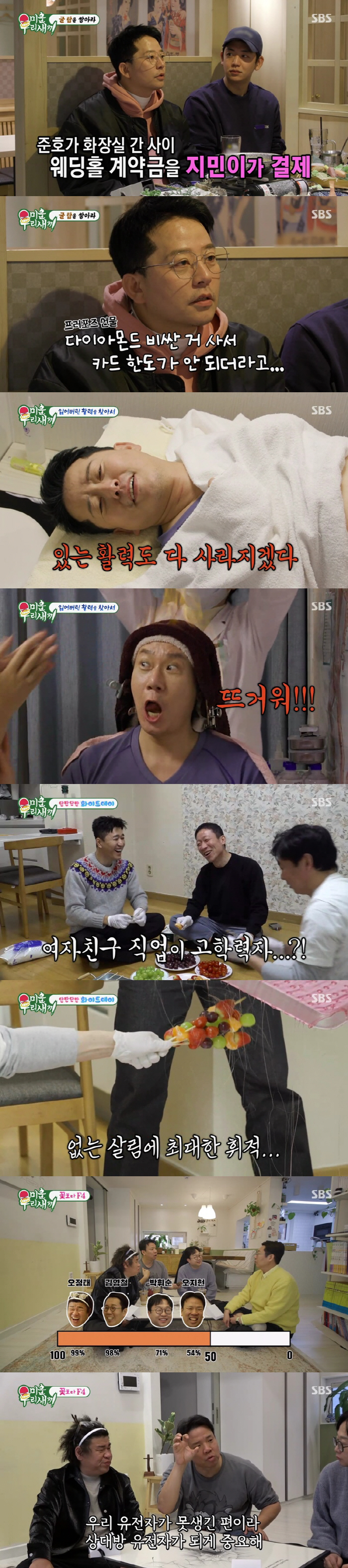 [SC리뷰] '김지민♥' 김준호 "결혼식 계약금 도망, 다이아 반지 때문…