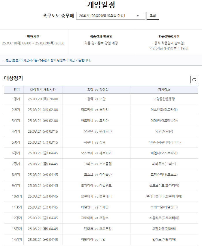 "총 환급금 11억" 스포츠토토, 축구토토 승무패 19회차 적중결과 발표[오피셜]