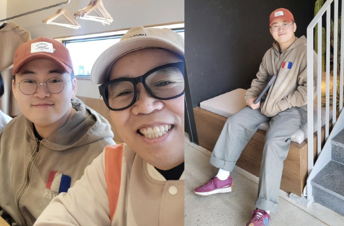 정은표, '30kg 감량' 서울대생 子 휴가에 행복..훈남 군인됐네
