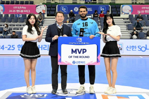 핸드볼 H리그 남자부 4R MVP에 SK 골키퍼 브루노