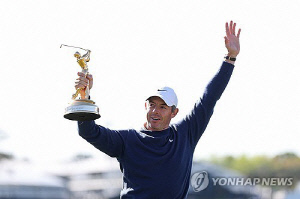 매킬로이, PGA 투어 통산 상금 1억달러 초읽기…30만달러 남아