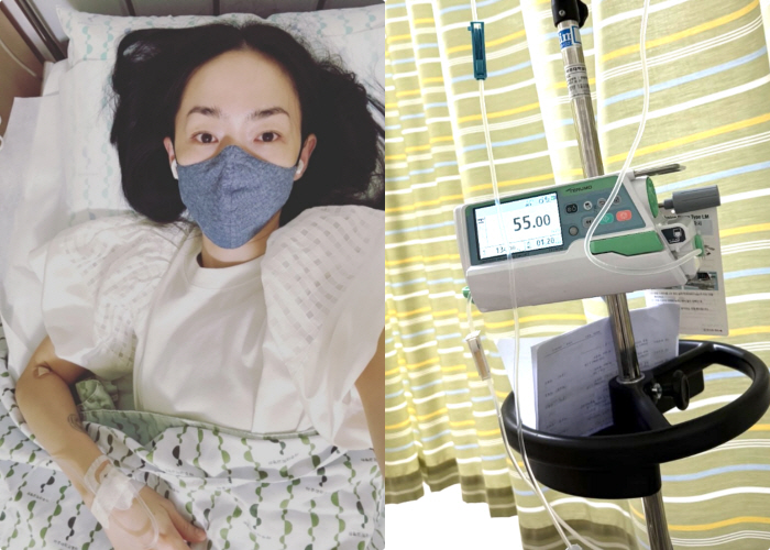 '뇌 신경마비' 김윤아, 안타까운 근황..선천성 면역결핍으로 또 병원行