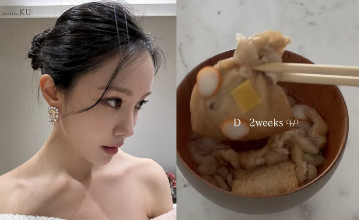 '4월 결혼' 효민, 이렇게 말라도 초절식 하더니..완벽 웨딩드레스핏 자…