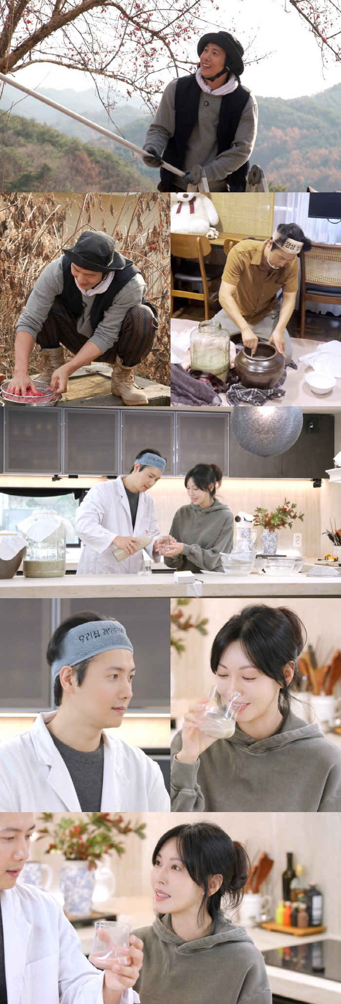 '김소연♥' 이상우, 산수유 직접 따서 막걸리 빚는 이유.."아내가 막걸…