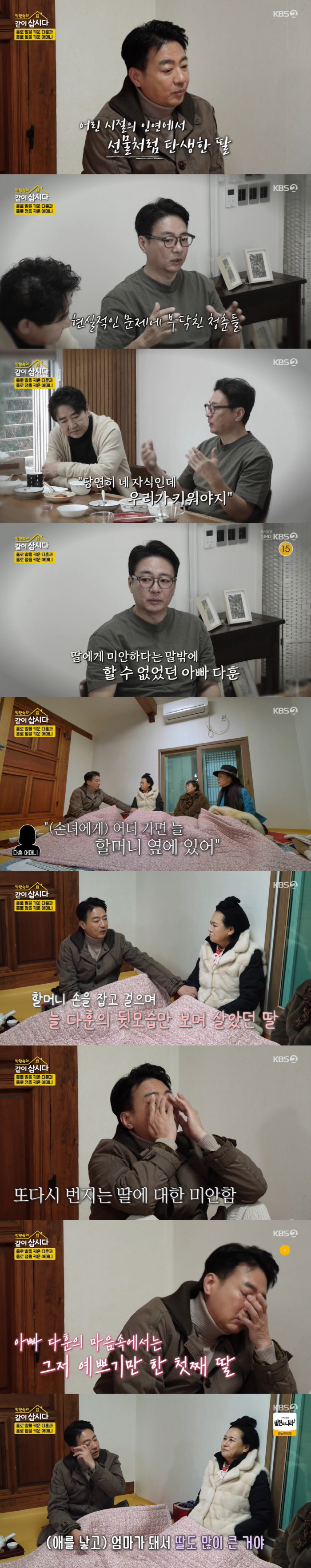 '미혼부 고백' 윤다훈 "홀로 키운 딸, '나 안 버려서 고맙다'더라" …