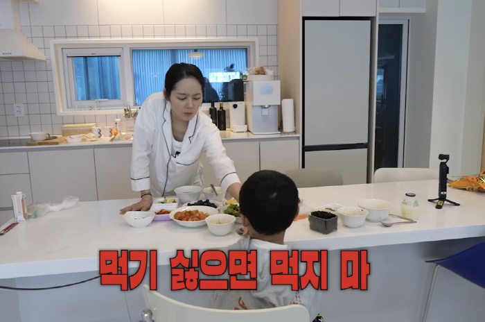 한가인, '대치맘 논란' 신경 안쓴다...보란듯 '자녀 식사 훈육법' 공…