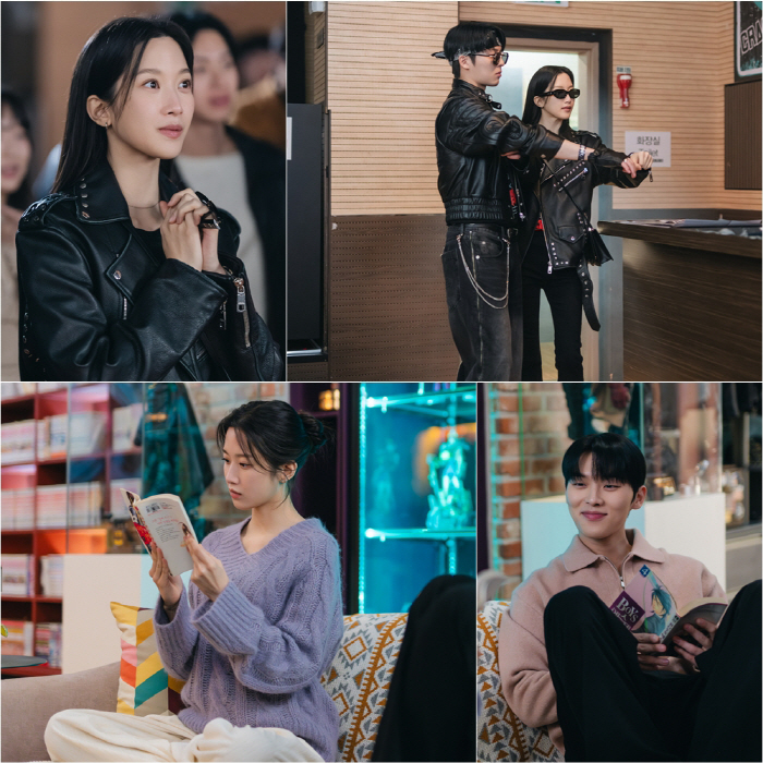 뽀뽀유출 그 장면 공개되나..'그놈은 흑염룡' 문가영♥최현욱 커플룩 예고