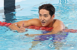 수영 김우민, 대표선발전 자유형 1,500ｍ 이어 800ｍ도 1위