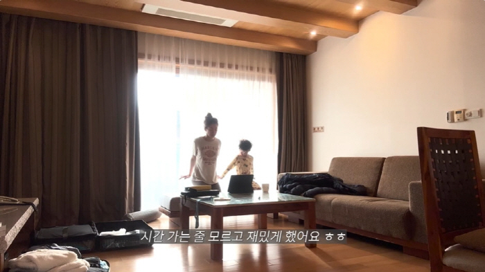 이시영, 이혼 후 똑닮은 子와 행복 일상..."子와 운동하니 시간 가는 …