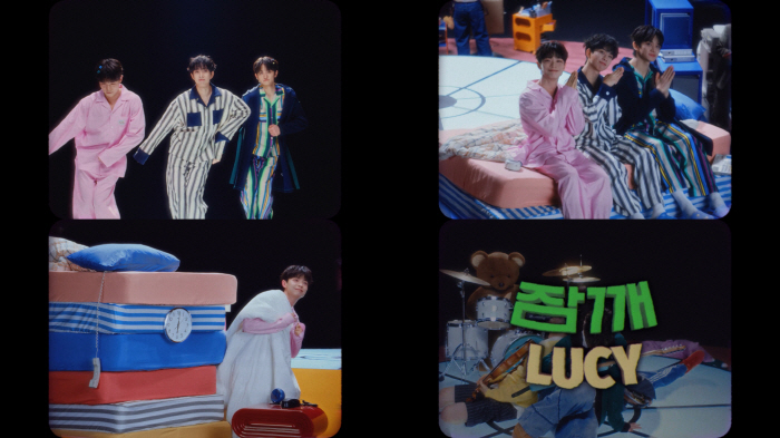 '발매 D-1' 루시, 선공개곡 '잠깨' MV 티저 공개…90년대 TV쇼 레트로 감성