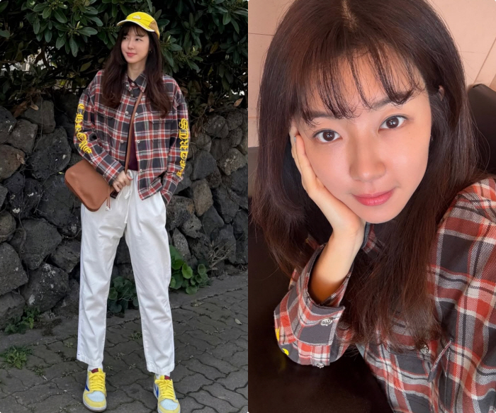 박한별, 난해한 패션에도 '얼짱 미모'는 불변..41세 애둘맘 안믿겨