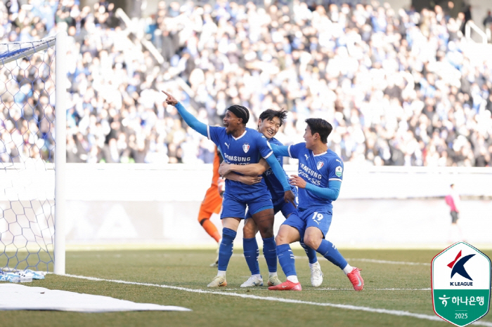 '파울리뇨 극적 결승골' 수원 삼성, 전남에 2-1 역전승…안산 김현태,…