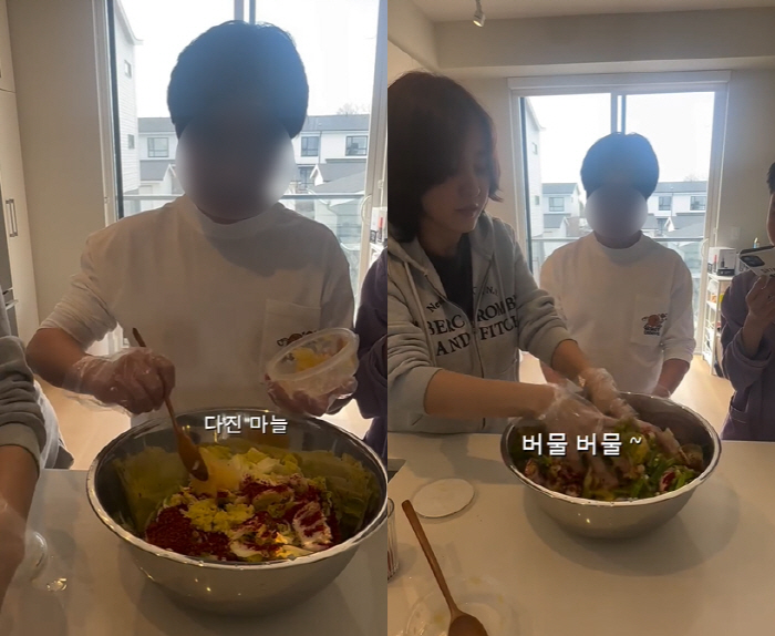 박은혜 쌍둥이 아들 다컸네..캐나다서 김치도 척척