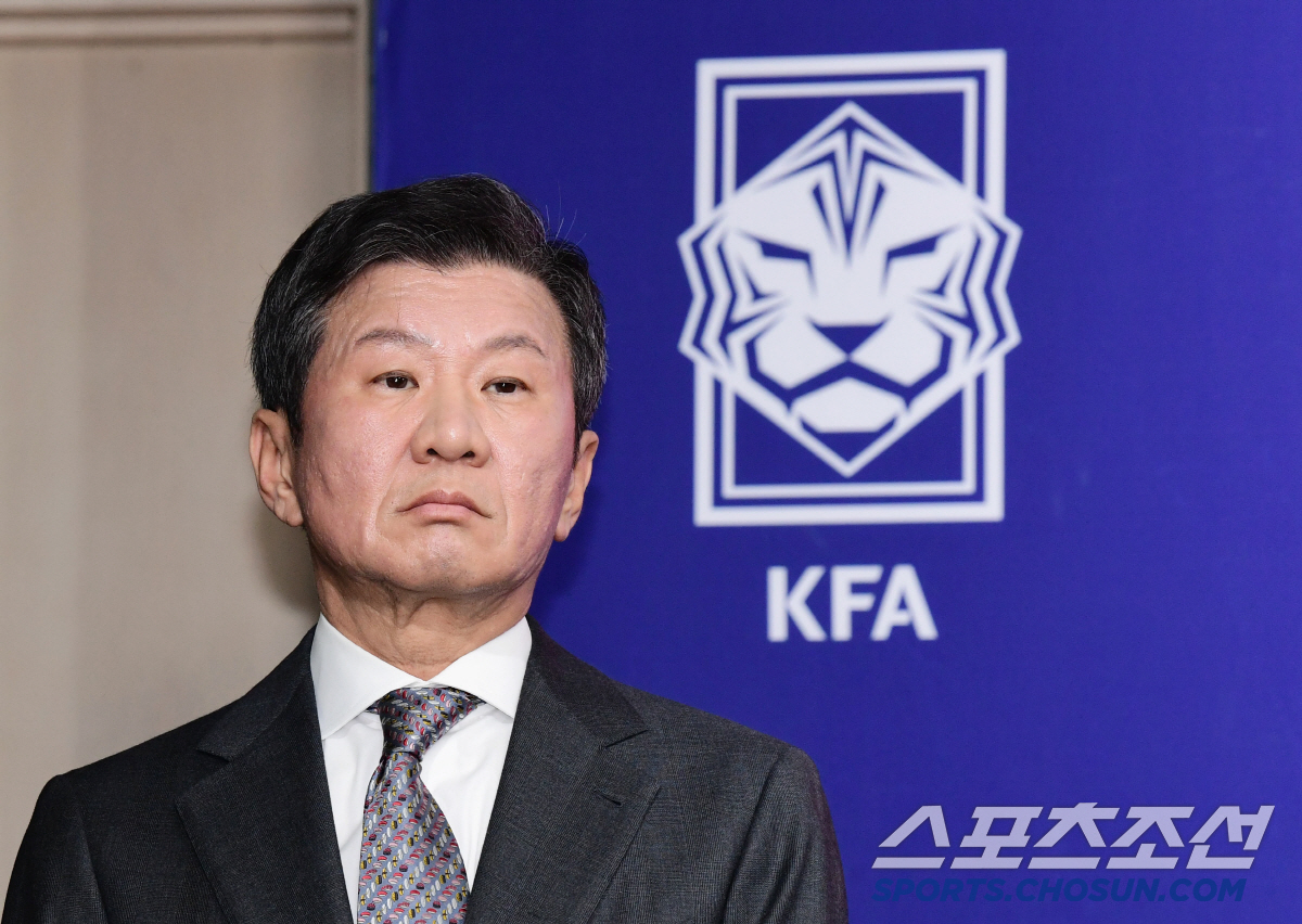 "국가대표 감독 선임 독자 결정" 대한체육회 인준 정몽규 회장, 수뇌부 …
