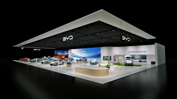 럭셔리 MPV 덴자 출시할까..BYD코리아, 2025서울모빌리티쇼서 9개 모델 전시