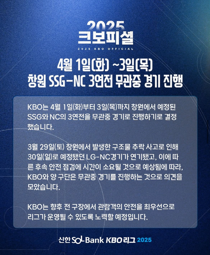 '무관중 강행 결정→3연전 전부 취소' 창원 도착 직전, 다시 버스를 돌…