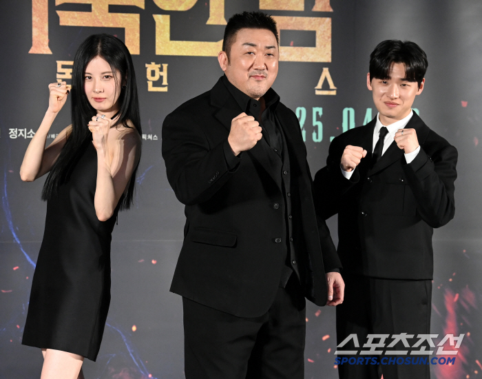 [포토] 서현 마동석 이다윗, '거룩한 밤:데몬 헌터스'